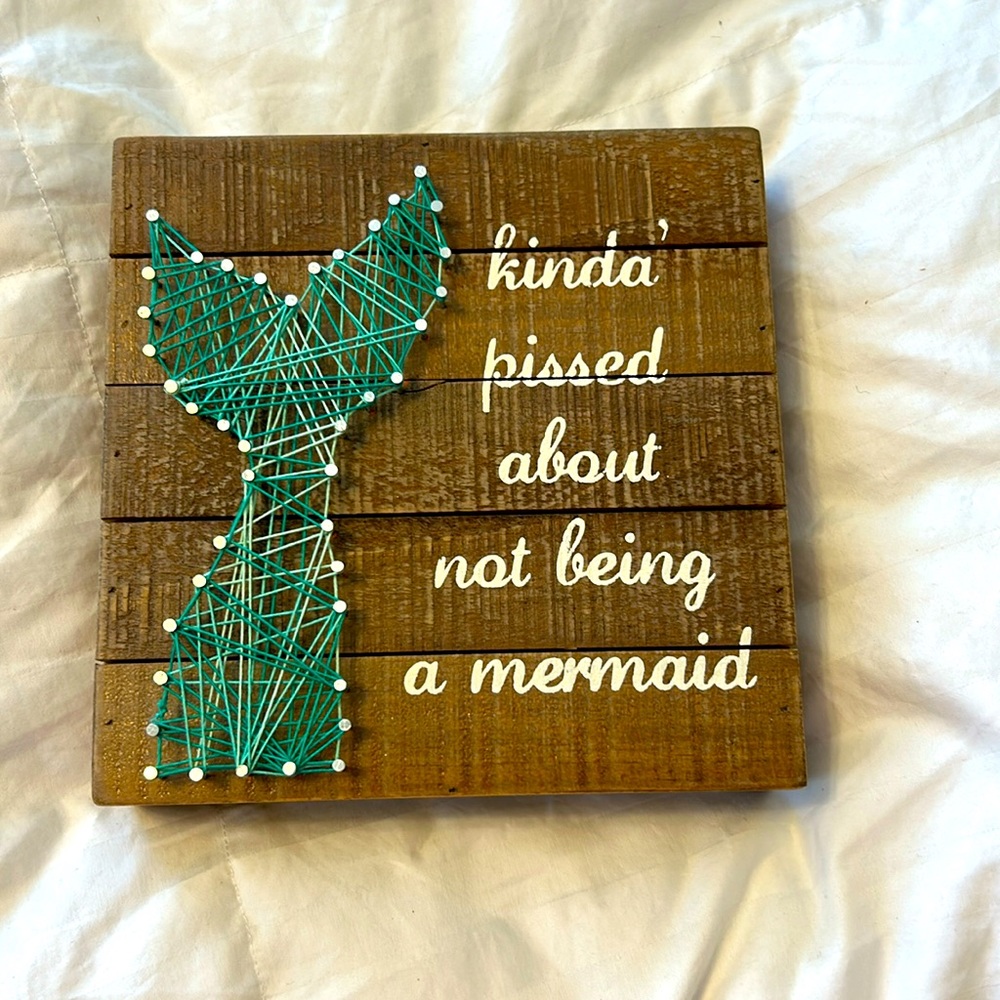 Mermaid beach house sign!